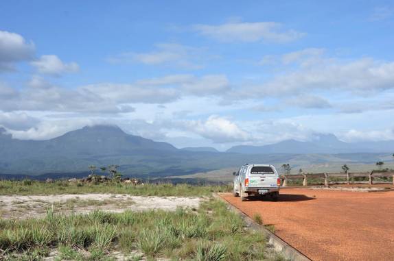 A Fiona também admira os tepuis da Gran Sabana, na Venezuela